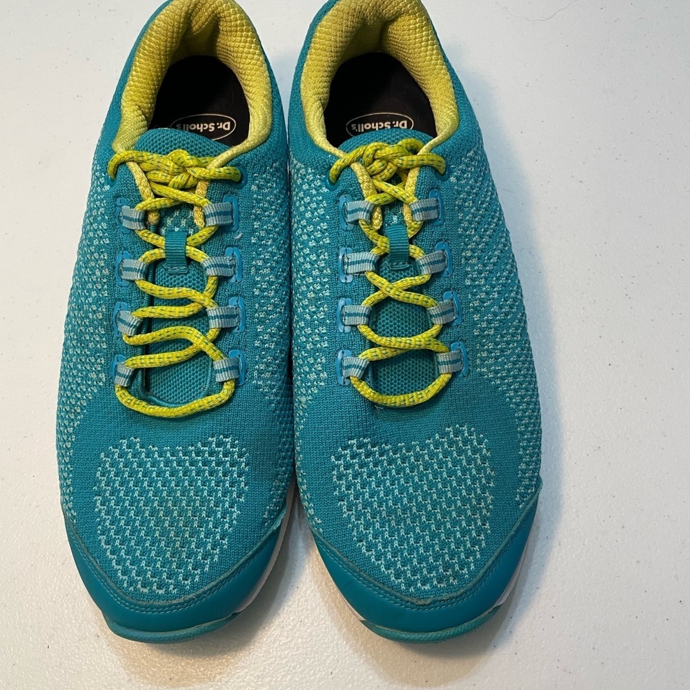 Biofit Women's Teal and Yellow Sneakers SB-AN